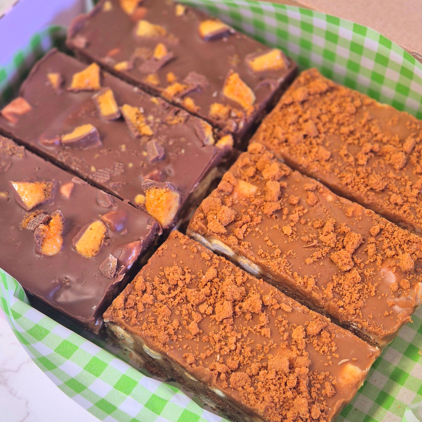 Crunchie & Biscoff Rocky Road Box
