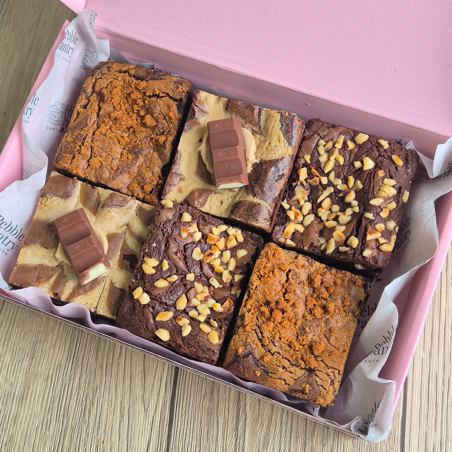 Mixed Brownie Box | Biscoff, Kinder & Nutella