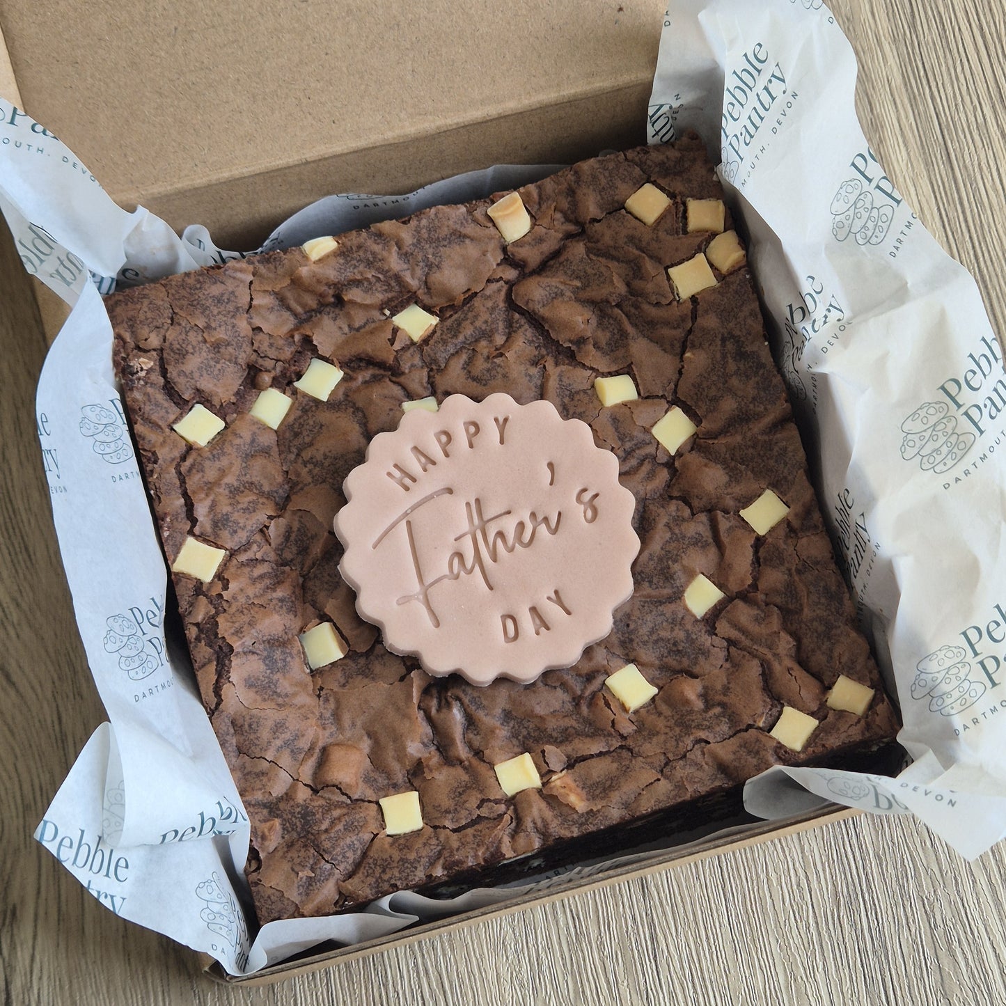 Father's Day Brownie Slab | Handmade Gift