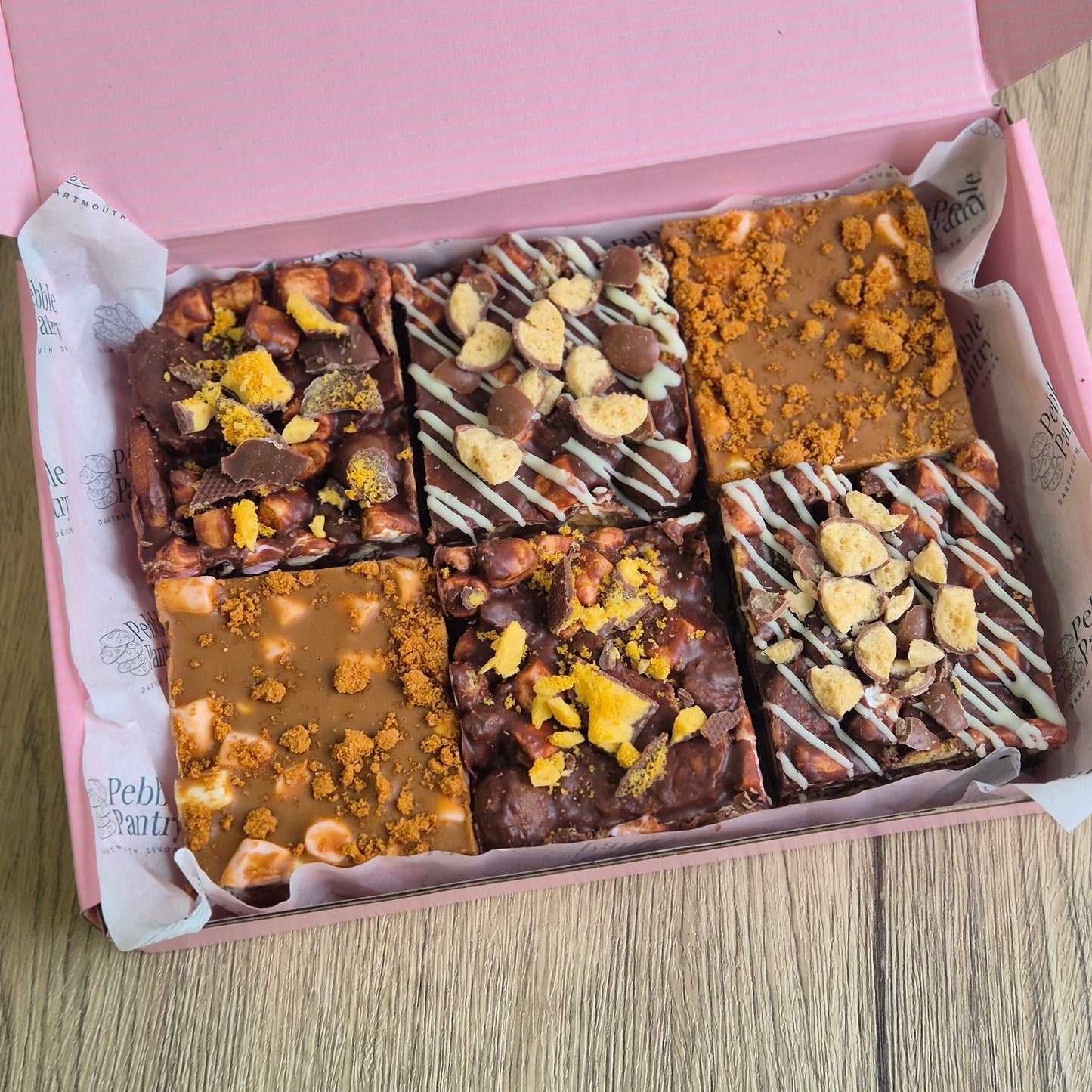 Mixed Rocky Road Box | Crunchie, Malteser & Biscoff