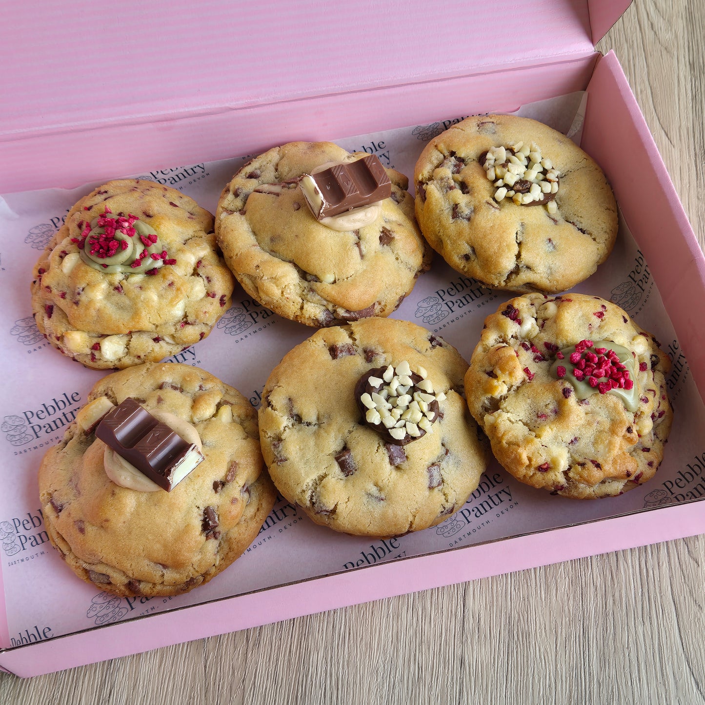 Mixed Box of Chunky Cookies