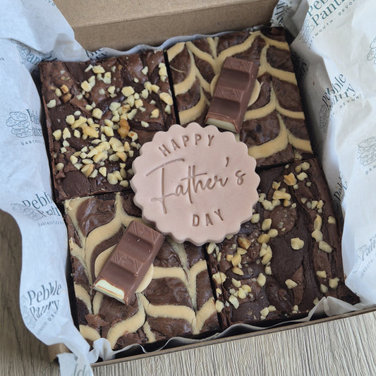 Father's Day Brownie Box | Nutella & Kinder