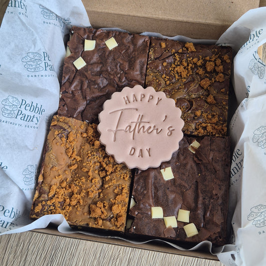 Father's Day Brownie Box | Triple Chocolate & Biscoff